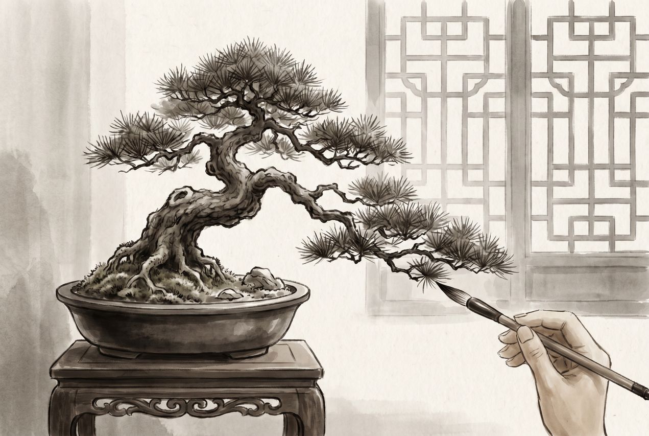 免费菠萝案头清供盆景制作视频教程 - www.gz959528.cn